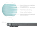 kwmobile Folie kompatibel mit Apple iPhone 15 Plus Displayschutzfolie Schutzfolie Displayschutz Displayfolie entspiegelt