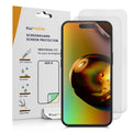 kwmobile 3x Folie matt kompatibel mit Apple iPhone 15 Pro Max - Displayschutzfolie Schutzfolie - Displayschutz Displayfolie entspiegelt Matt Transparent  