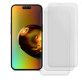 kwmobile Folie kompatibel mit Apple iPhone 16 Displayschutzfolie Schutzfolie Displayschutz Displayfolie entspiegelt