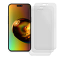 kwmobile Folie kompatibel mit Apple iPhone 16 Plus Displayschutzfolie Schutzfolie Displayschutz Displayfolie entspiegelt