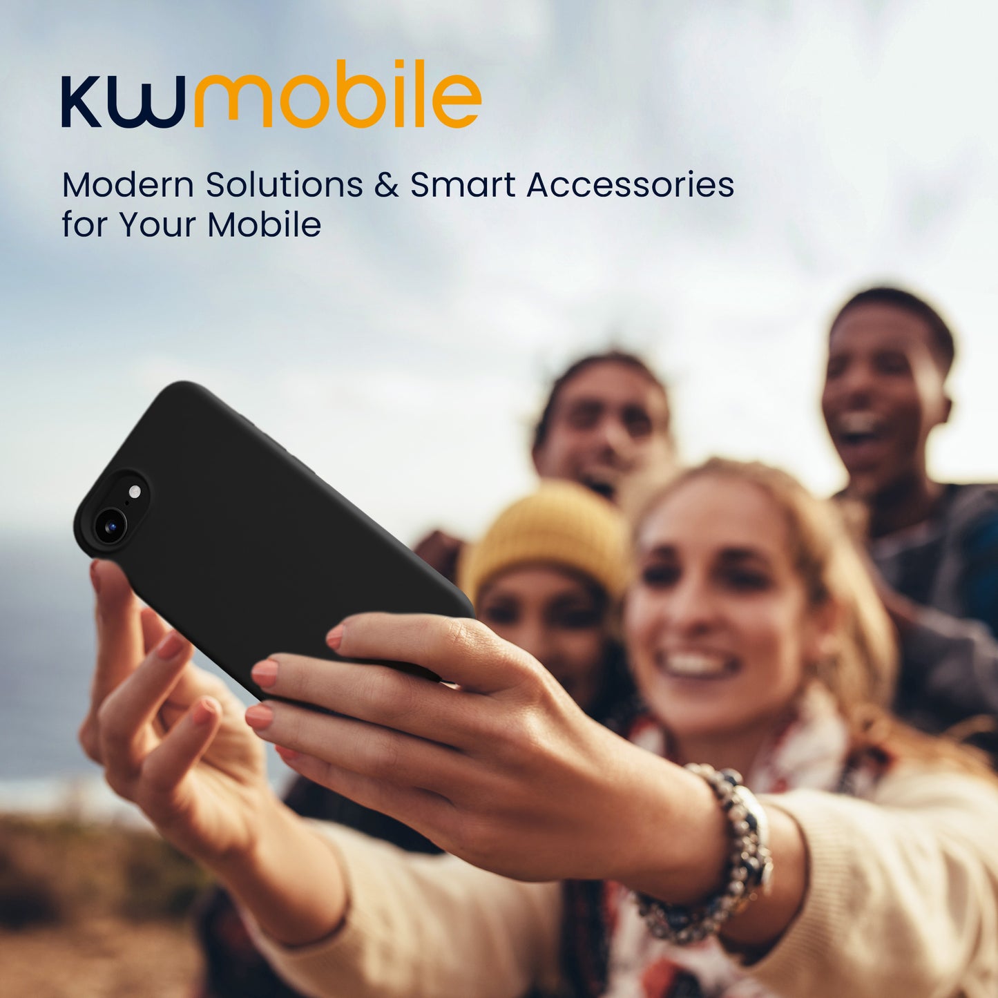 kwmobile Handyhülle für Apple iPhone 17e / iPhone 16e Hülle - Case Silikon - Kabelloses Laden - Schutzhülle Cover
