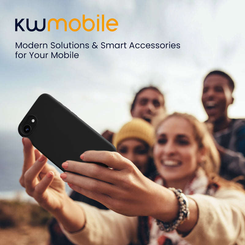 kwmobile Handyhülle für Apple iPhone 17e / iPhone 16e Hülle - Case Silikon - Kabelloses Laden - Schutzhülle Cover