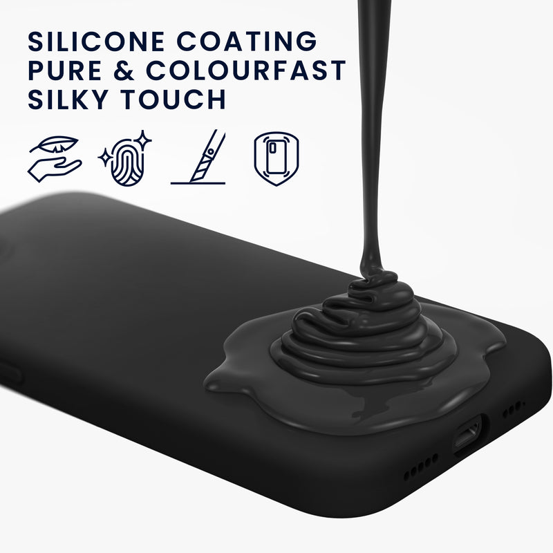 kwmobile Handyhülle für Apple iPhone 17e / iPhone 16e Hülle - Case Silikon - Kabelloses Laden - Schutzhülle Cover