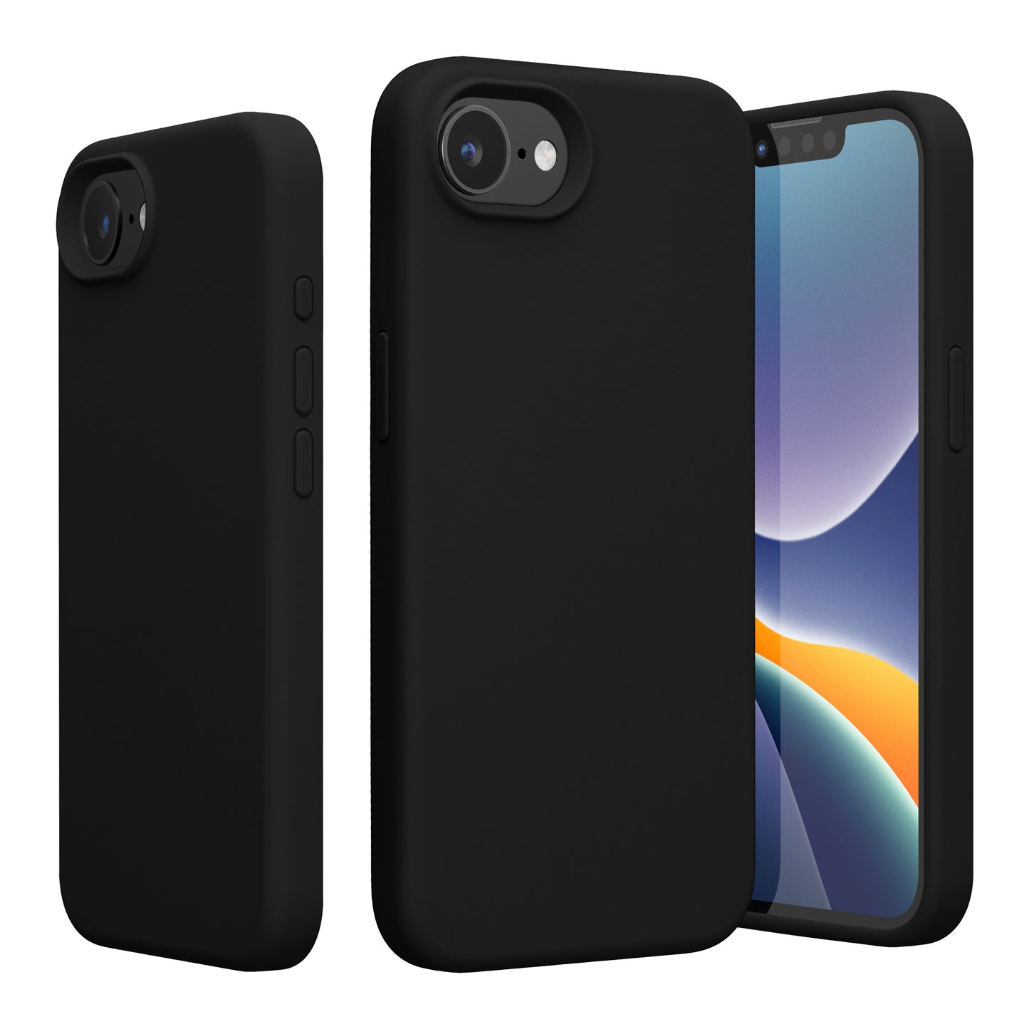 kwmobile Handyhülle für Apple iPhone 17e / iPhone 16e Hülle - Case Silikon - Kabelloses Laden - Schutzhülle Cover