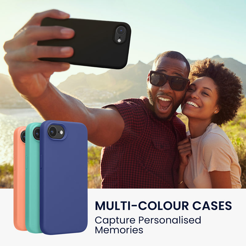kwmobile Handyhülle für Apple iPhone 17e / iPhone 16e Hülle - Case Silikon - Kabelloses Laden - Schutzhülle Cover