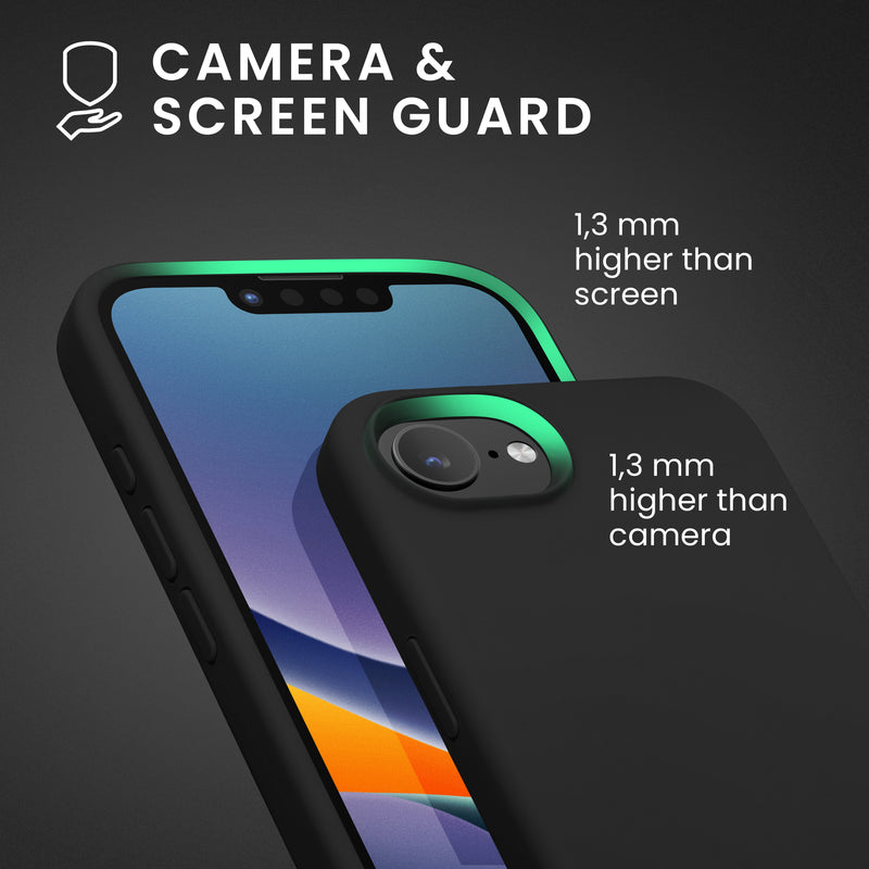kwmobile Handyhülle für Apple iPhone 17e / iPhone 16e Hülle - Case Silikon - Kabelloses Laden - Schutzhülle Cover