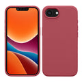 kwmobile Hülle kompatibel mit Apple iPhone 17e / iPhone 16e Hülle - Silikon Handy Case - Handyhülle weiche Oberfläche - kabelloses Laden - Dark Rose Dark Rose  