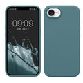 kwmobile Hülle kompatibel mit Apple iPhone 17e / iPhone 16e Hülle - Silikon Handy Case - Handyhülle weiche Oberfläche - kabelloses Laden - Arctic Night Arctic Night  