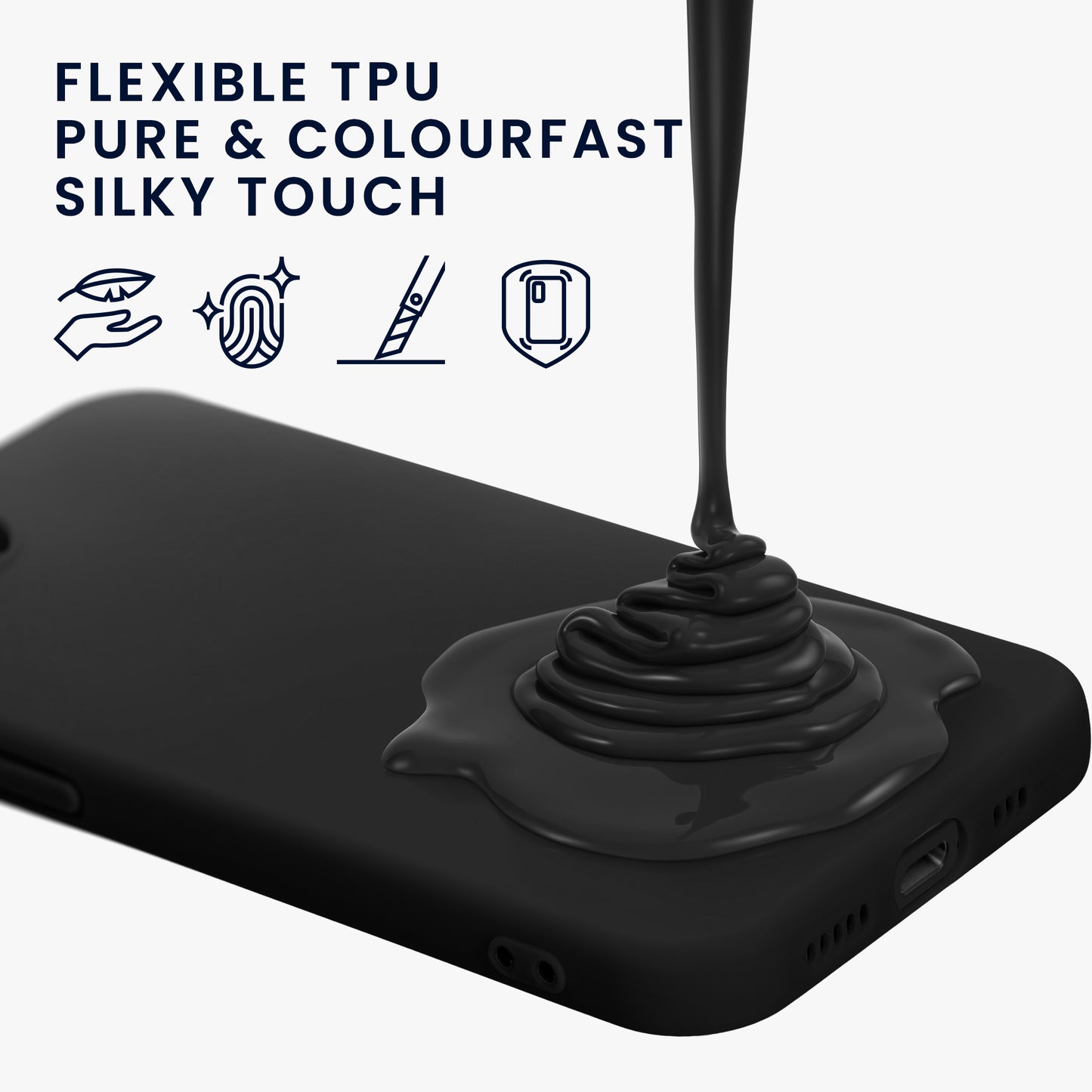 kwmobile Handyhülle für Apple iPhone 17e / iPhone 16e Hülle - Kabelloses Laden - Schutzhülle Cover