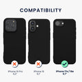 kwmobile Handyhülle für Apple iPhone 17e / iPhone 16e Hülle - Kabelloses Laden - Schutzhülle Cover