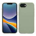 kwmobile Hülle kompatibel mit Apple iPhone 17e / iPhone 16e Hülle - weiches TPU Silikon Case - Cover geeignet für kabelloses Laden - Graugrün Graugrün  