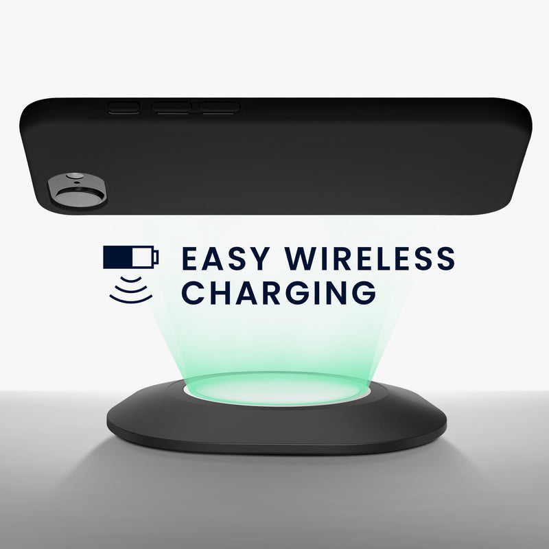 kwmobile Hülle kompatibel mit Apple iPhone 17e / iPhone 16e Hülle - Schutzhülle für kabelloses Laden - Case