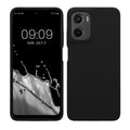 kwmobile Hülle kompatibel mit Motorola Moto G05 / Moto E15 Hülle - Silikon Handy Case - Handyhülle weiche Oberfläche - kabelloses Laden - Schwarz Schwarz  