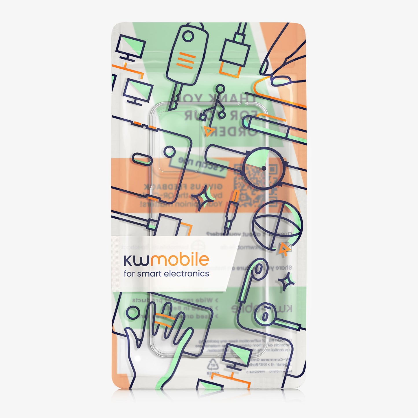 kwmobile Hülle kompatibel mit Motorola Moto G05 / Moto E15 - Handy Case