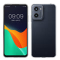 kwmobile Hülle kompatibel mit Motorola Moto G05 / Moto E15 - Silikon Handyhülle transparent - Handy Case in Transparent Transparent  