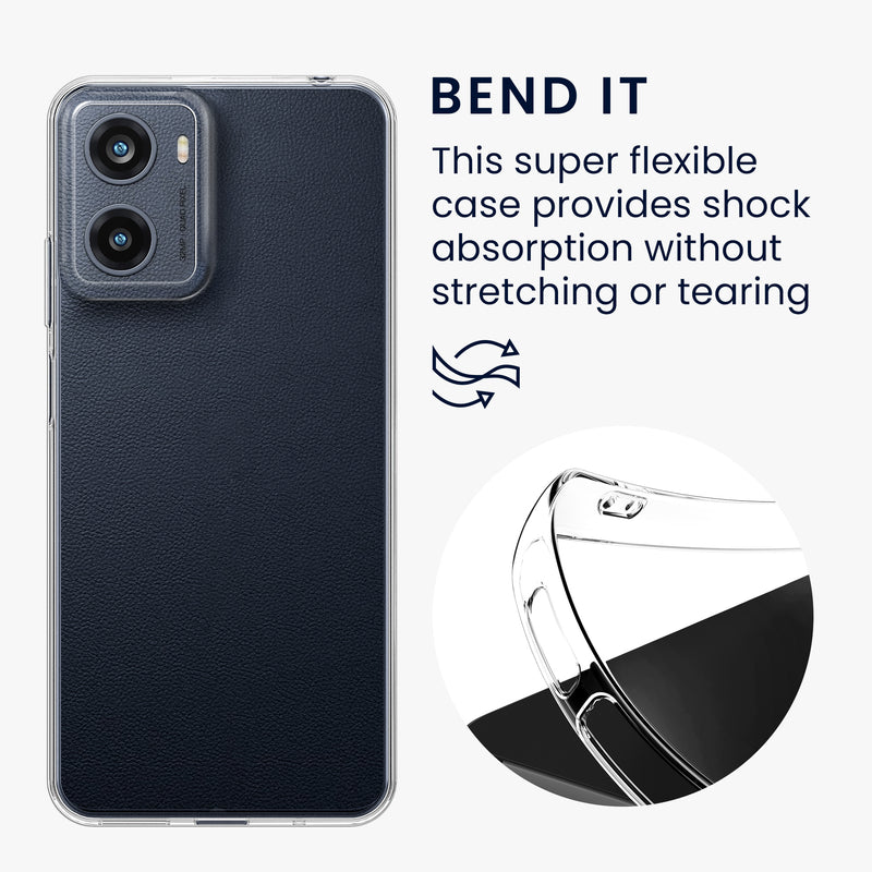 kwmobile Hülle kompatibel mit Motorola Moto G05 / Moto E15 - Handy Case