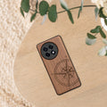 kwmobile Hülle kompatibel mit OnePlus 13R Handy Cover TPU Handyhülle Kompass Vintage