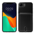 kwmobile Hülle kompatibel mit Apple iPhone 17e / iPhone 16e - Backcover mit Fotofach - Silikon Schutzhülle in Transparent Transparent  