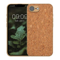 kwmobile Hülle kompatibel mit Apple iPhone 17e / iPhone 16e - Kork Handyhülle Cover - Schutzhülle Case