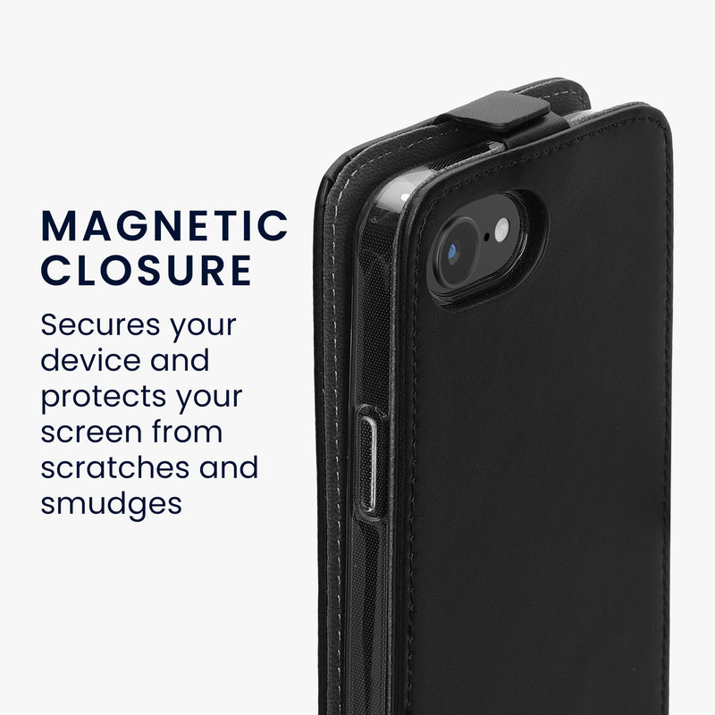 kwmobile Schutzhülle kompatibel mit Apple iPhone 17e / iPhone 16e - Hülle Handy - Flip Case Handyhülle