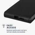 kwmobile Schutzhülle kompatibel mit Apple iPhone 17e / iPhone 16e - Hülle Handy - Flip Case Handyhülle