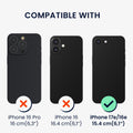 kwmobile Kunstleder Handyhülle kompatibel mit Apple iPhone 17e / iPhone 16e Hülle - Brieftaschen Schutzhülle aus PU-Leder mit Displayschutz und RFID-Schutz