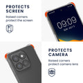 kwmobile Necklace Case kompatibel mit Motorola Moto G86 5G Hülle Silikon Cover mit Handykette Band Handyhülle