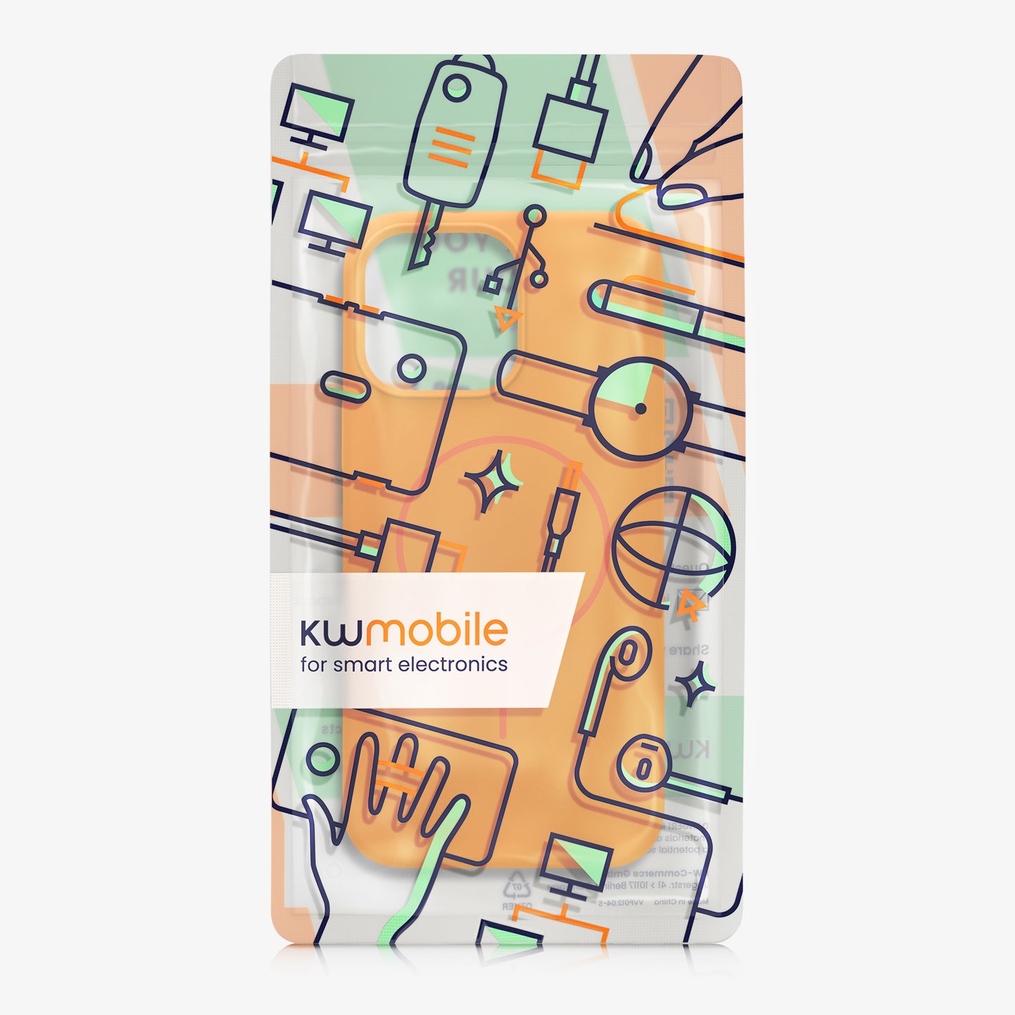kwmobile Handyhülle für Apple iPhone 15 Pro Max - Hülle für MagSafe - Hülle für iPhone 15 Pro Max Case - Silikon Rückseite magnetisch