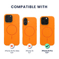 kwmobile Handyhülle für Apple iPhone 16 Pro - Hülle für MagSafe - Hülle für iPhone 16 Pro Case - Silikon Rückseite magnetisch