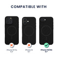 kwmobile Handyhülle für Apple iPhone 17e / iPhone 16e - Hülle für MagSafe - Hülle für iPhone 17e / iPhone 16e Case - Rückseite magnetisch