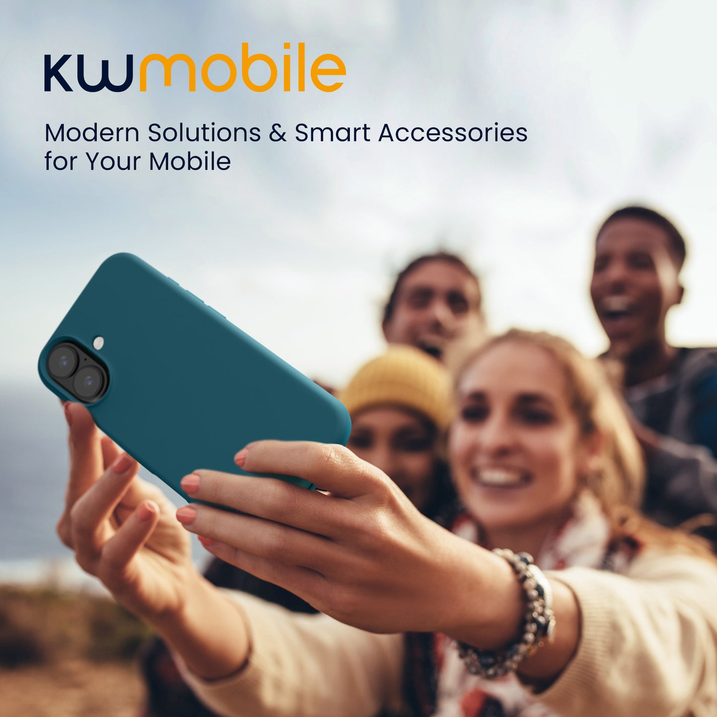 kwmobile Handyhülle für iPhone 17 Case - Hülle Silikon - kabelloses Laden