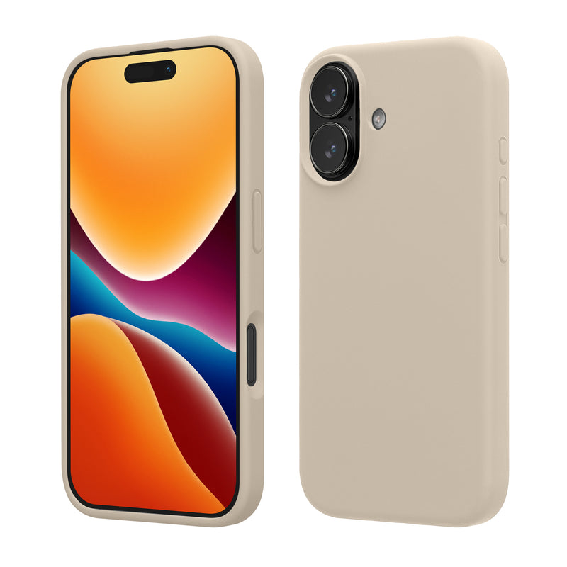 kwmobile Handyhülle für iPhone 17 Hülle, für iPhone 17 Case - Hülle Silikon - kabelloses Laden - Creme Creme  