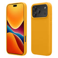 kwmobile Handyhülle für iPhone 17 Pro Hülle, für iPhone 17 Pro Case - Hülle Silikon - kabelloses Laden - Mango Mango  