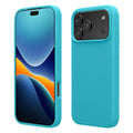 kwmobile Handyhülle für iPhone 17 Pro Hülle, für iPhone 17 Pro Case - Hülle Silikon - kabelloses Laden - Cool Glacier Cool Glacier  