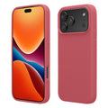 kwmobile Handyhülle für iPhone 17 Pro Hülle, für iPhone 17 Pro Case - Hülle Silikon - kabelloses Laden - Dark Rose Dark Rose  