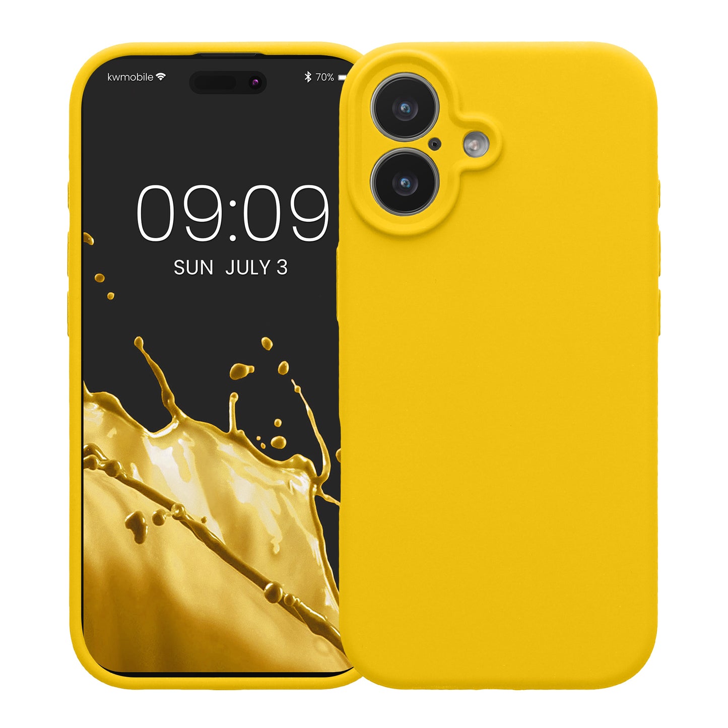kwmobile Hülle kompatibel mit Apple iPhone 17 - Hülle Silikon gummiert - Handyhülle - Handy Case