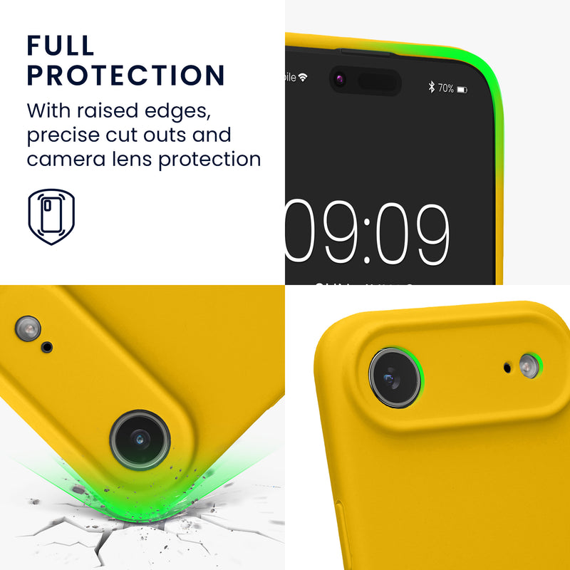 kwmobile Hülle kompatibel mit Apple iPhone Air - Hülle Silikon gummiert - Handyhülle - Handy Case