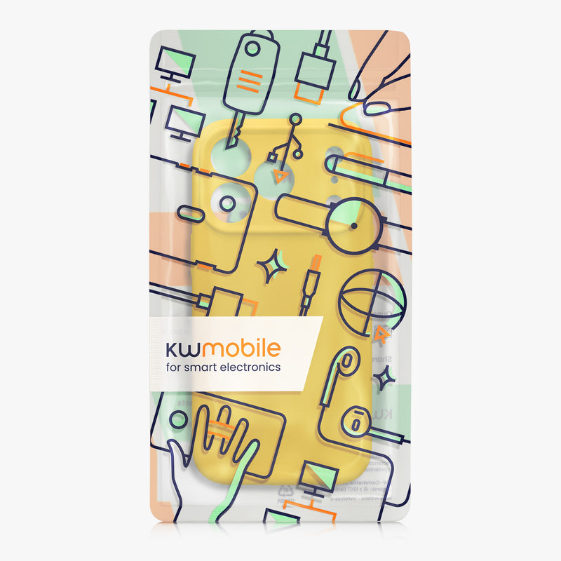 kwmobile Hülle kompatibel mit Apple iPhone 17 Pro - Hülle Silikon gummiert - Handyhülle - Handy Case