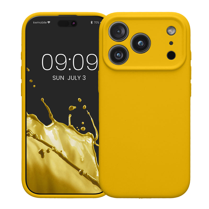 kwmobile Hülle kompatibel mit Apple iPhone 17 Pro - Hülle Silikon gummiert - Handyhülle - Handy Case