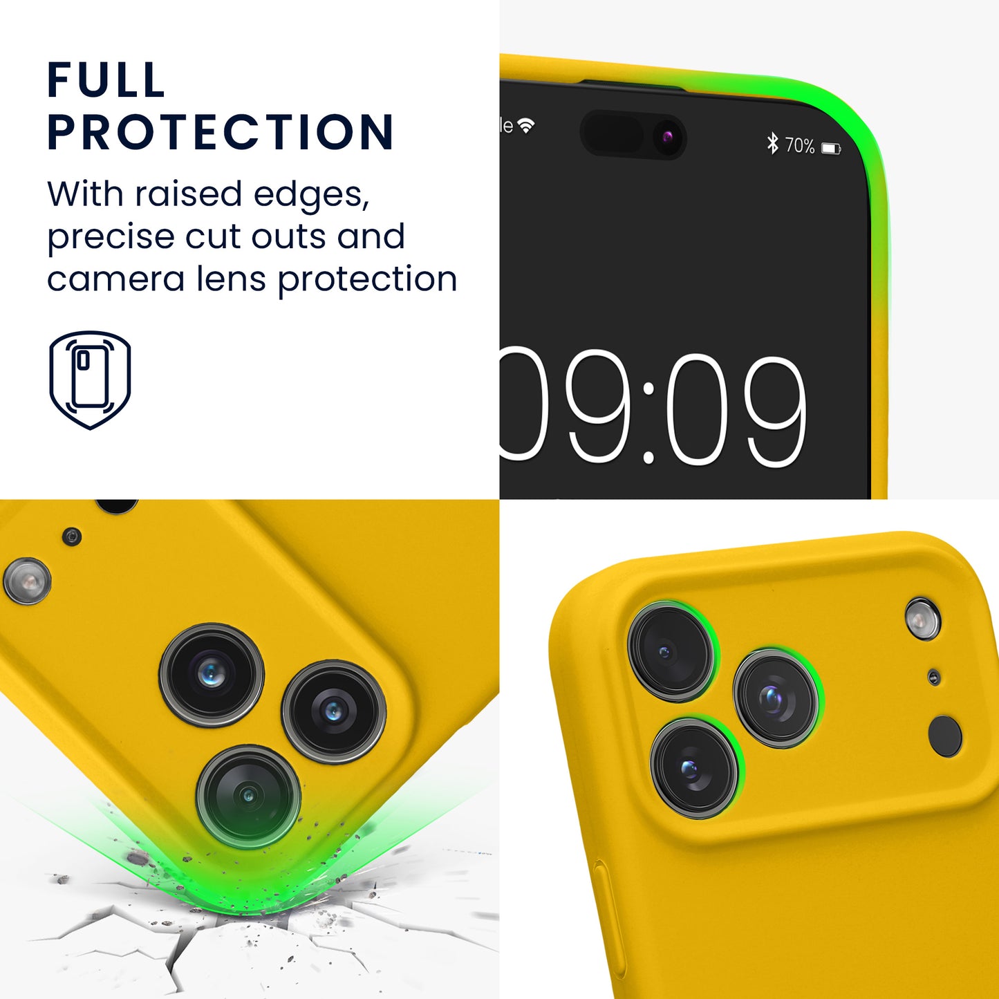 kwmobile Hülle kompatibel mit Apple iPhone 17 Pro Max - Hülle Silikon gummiert - Handyhülle - Handy Case