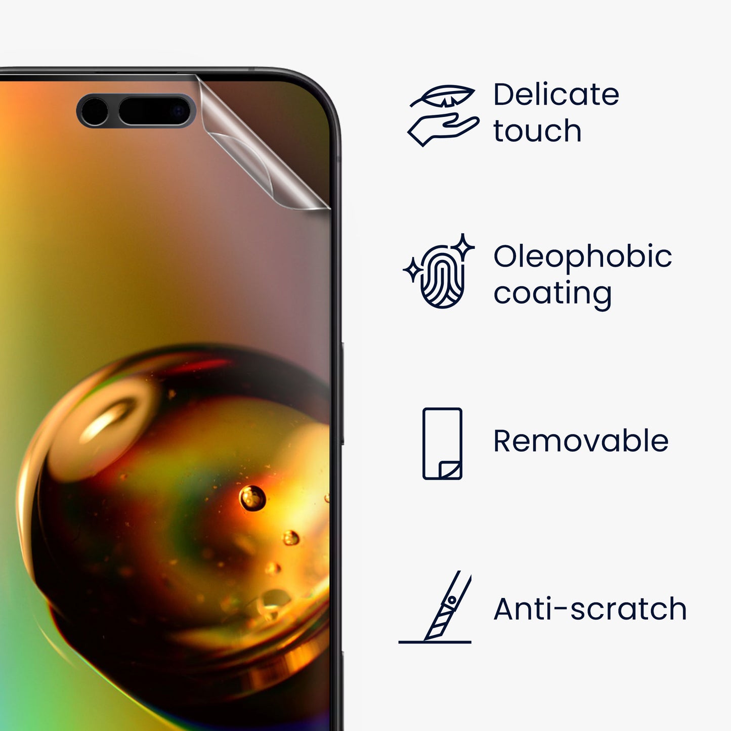 3x Folie kristallklar für Apple iPhone Air