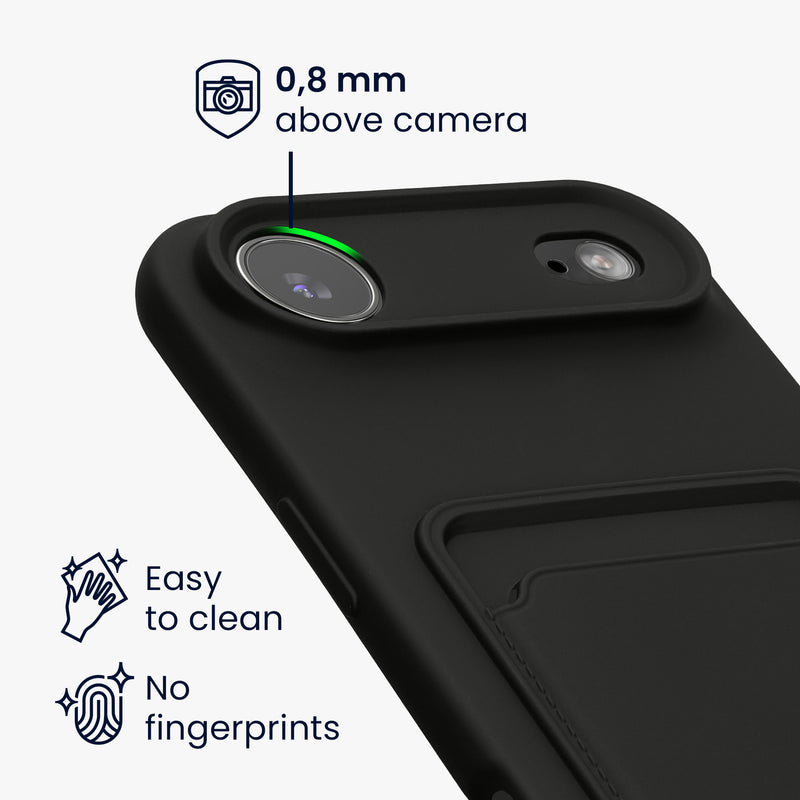 kwmobile Handyhülle kompatibel mit Apple iPhone Air Hülle - Handy Cover mit Fach für Karten