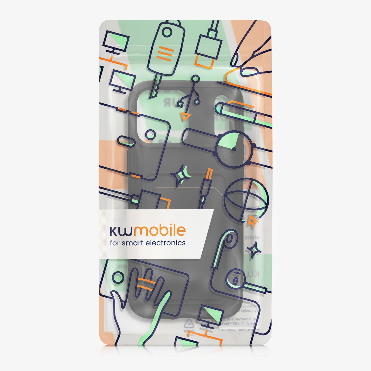 kwmobile Handyhülle kompatibel mit Apple iPhone 17 Pro Max Hülle - Handy Cover mit Fach für Karten