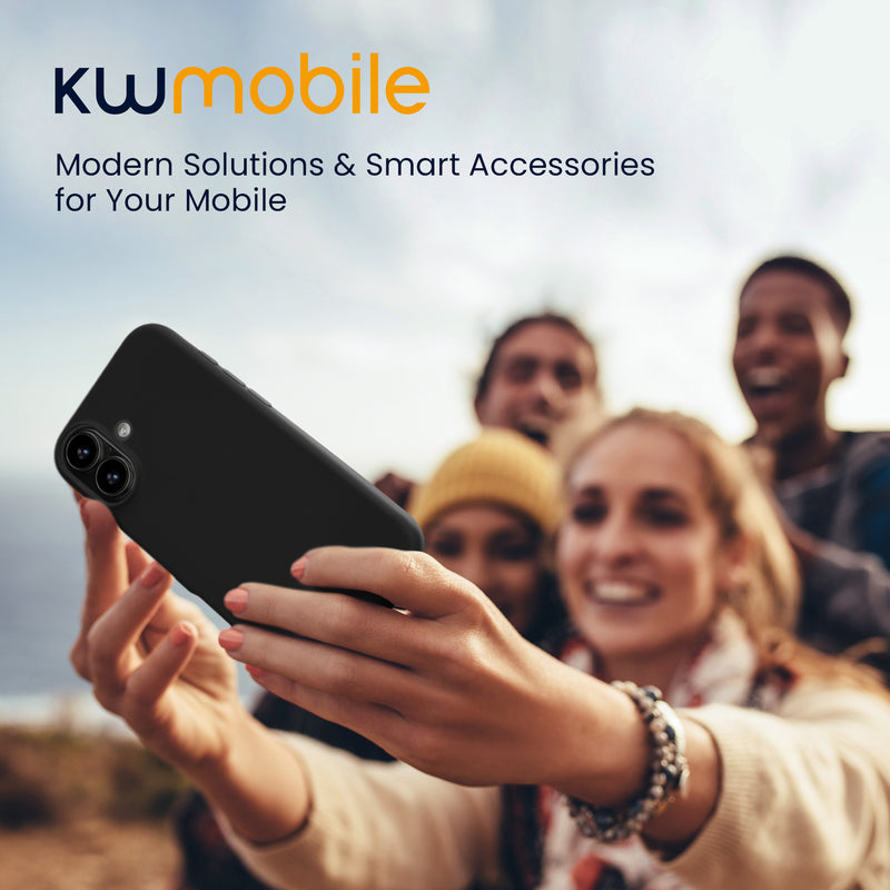 kwmobile Hülle kompatibel mit iPhone 17 Hülle - Weiche und schlanke Silikon Handyhülle - Stoßabsorbierendes Flexibles Case