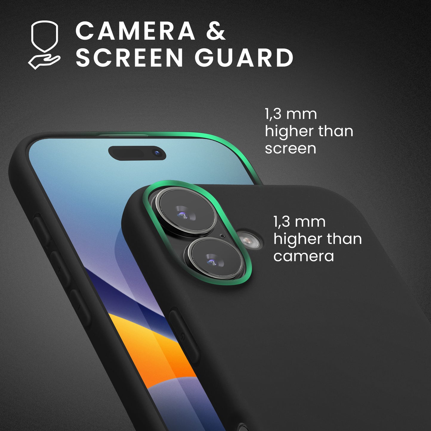 kwmobile Hülle kompatibel mit iPhone 17 Hülle - Weiche und schlanke Silikon Handyhülle - Stoßabsorbierendes Flexibles Case