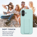 kwmobile Handyhülle für Apple iPhone 17 Hülle mit Fingerhalter und Stand Schutzhülle Cover