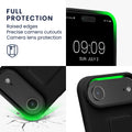 kwmobile Handyhülle für Apple iPhone Air Hülle mit Fingerhalter und Stand Schutzhülle Cover