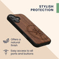 kwmobile Hülle kompatibel mit Apple iPhone 17 Hülle - Handy Cover - TPU Handyhülle Kompass Vintage