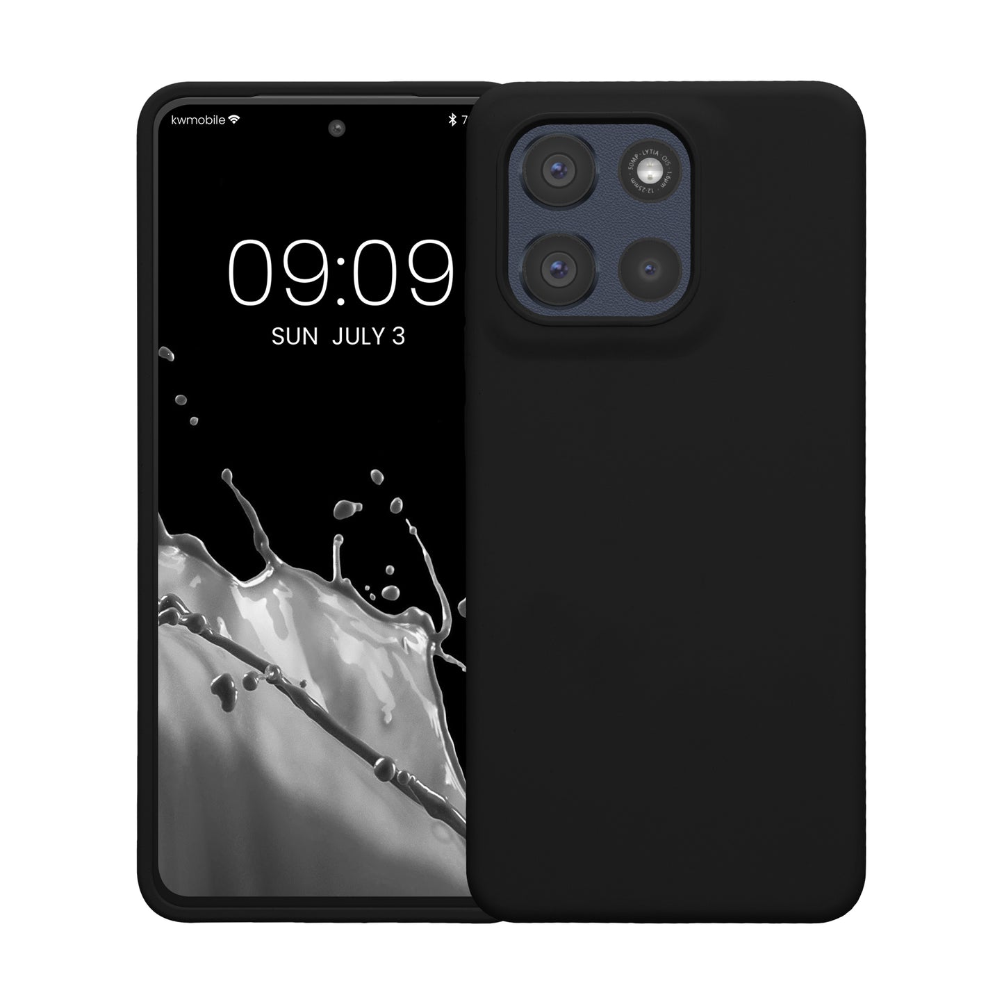kwmobile Handyhülle für Motorola Moto G86 Power 5G Hülle - Case Silikon - Kabelloses Laden - Schutzhülle Cover