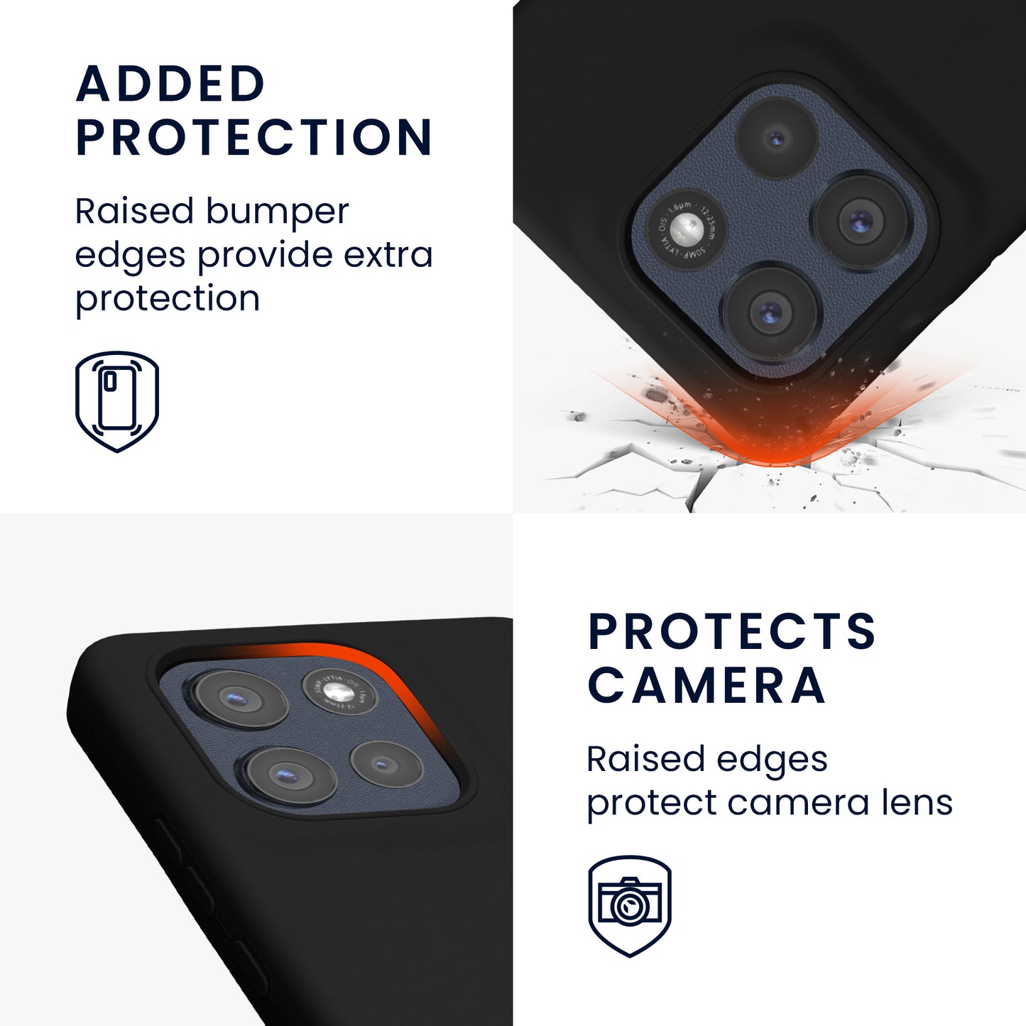 kwmobile Handyhülle für Motorola Moto G86 Power 5G Hülle - Case Silikon - Kabelloses Laden - Schutzhülle Cover